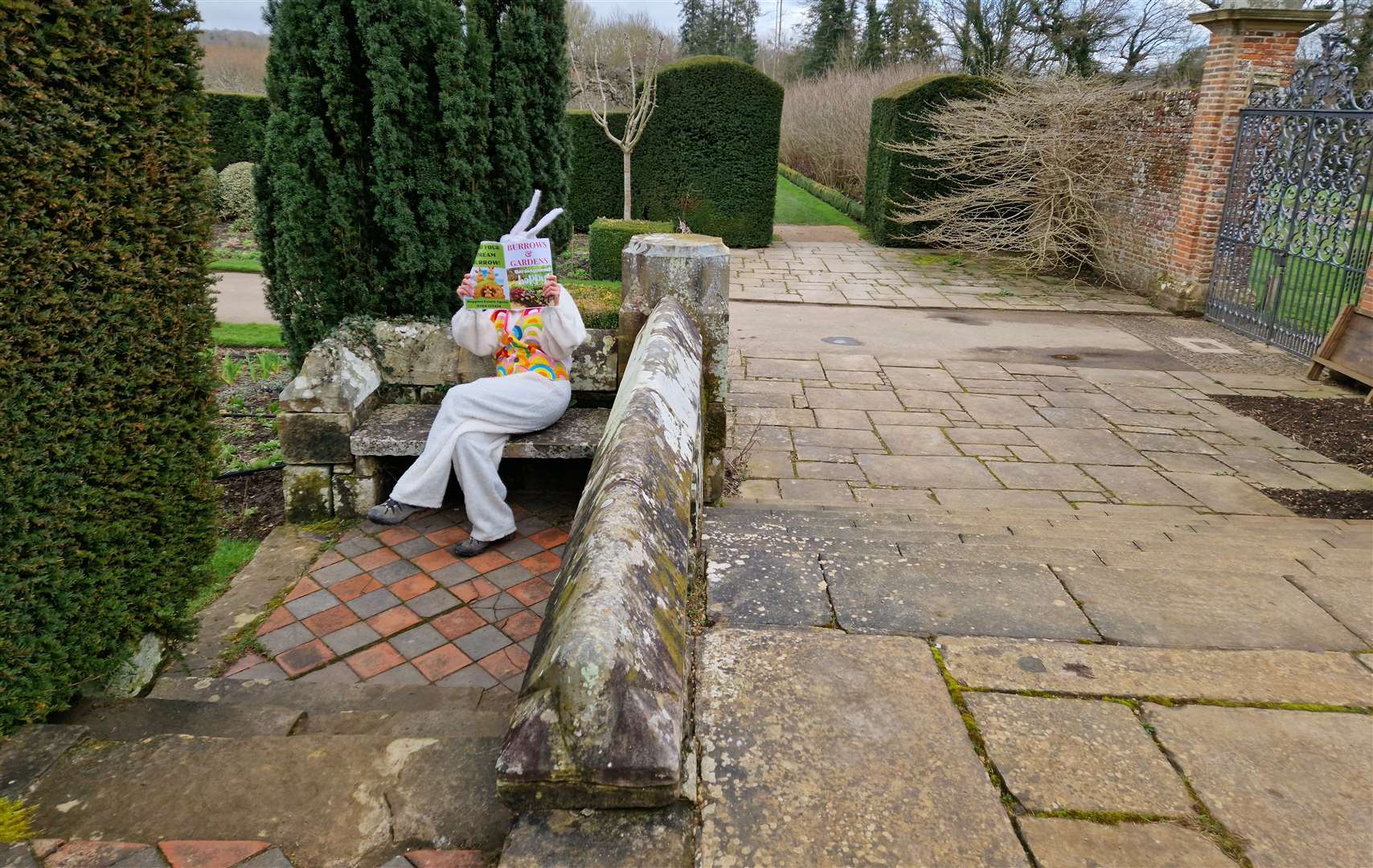You never know who you might spot on the trail... Picture: Penshurst Place