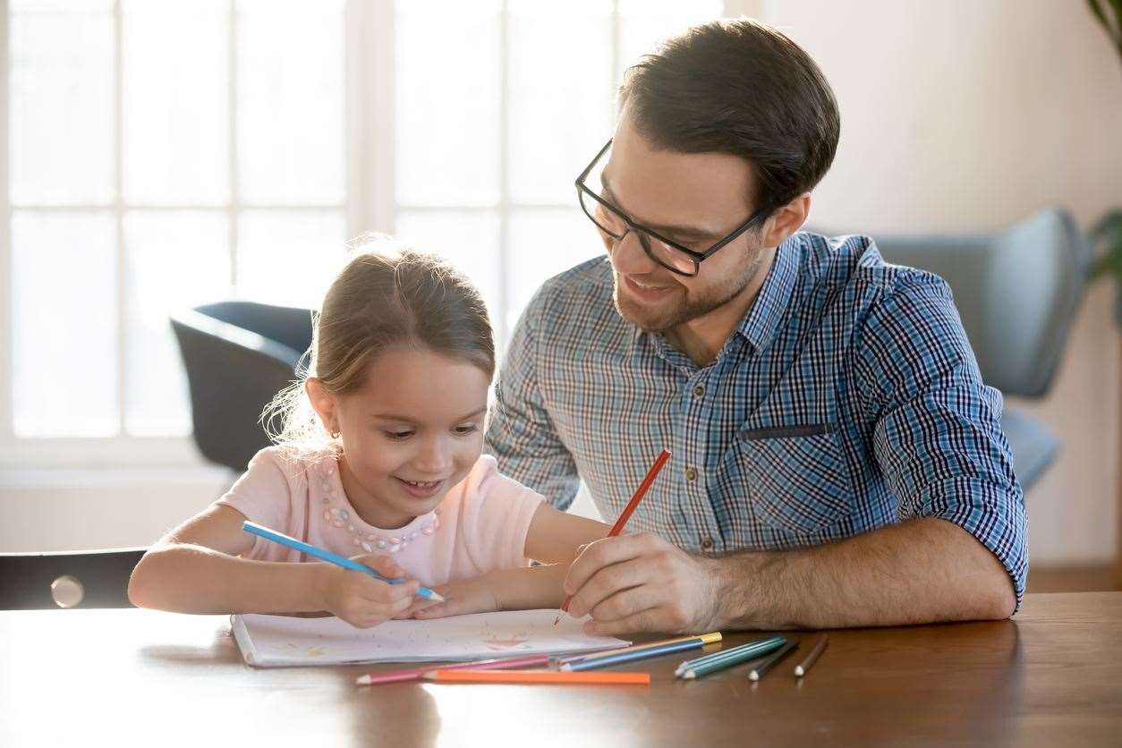 Teachers have helped children draw their pictures this year