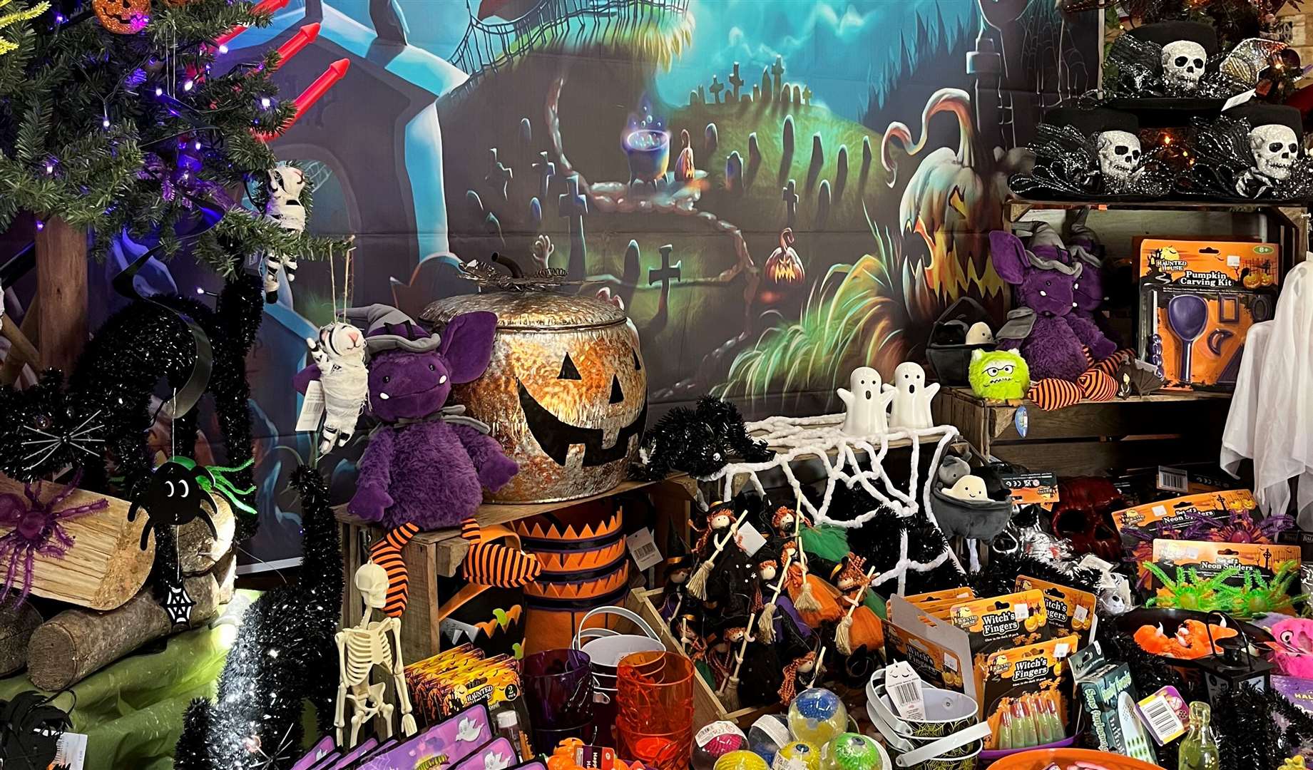 There’s no tricks - it’s all treats at Penshurst Place’s decorated gift shop. Picture: Penshurst Place