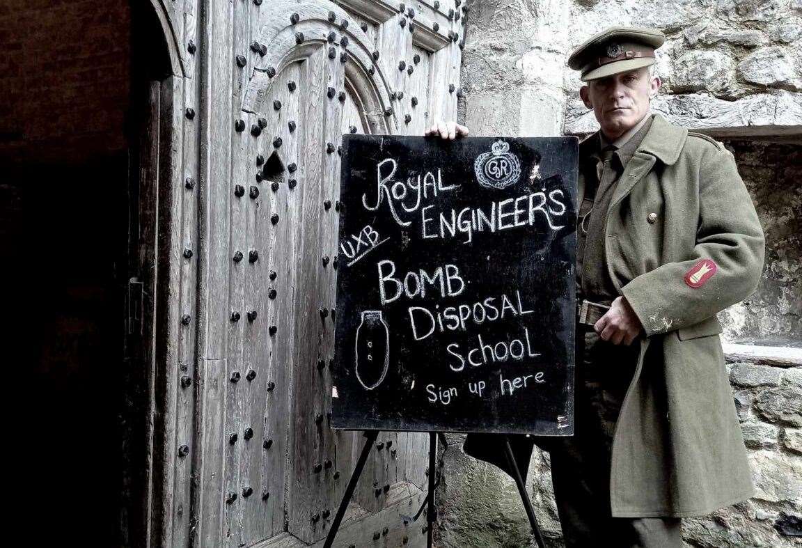 Children can join the bomb disposal squad and learn how the explosives were used in the Second World War. Picture: Faversham Town Council