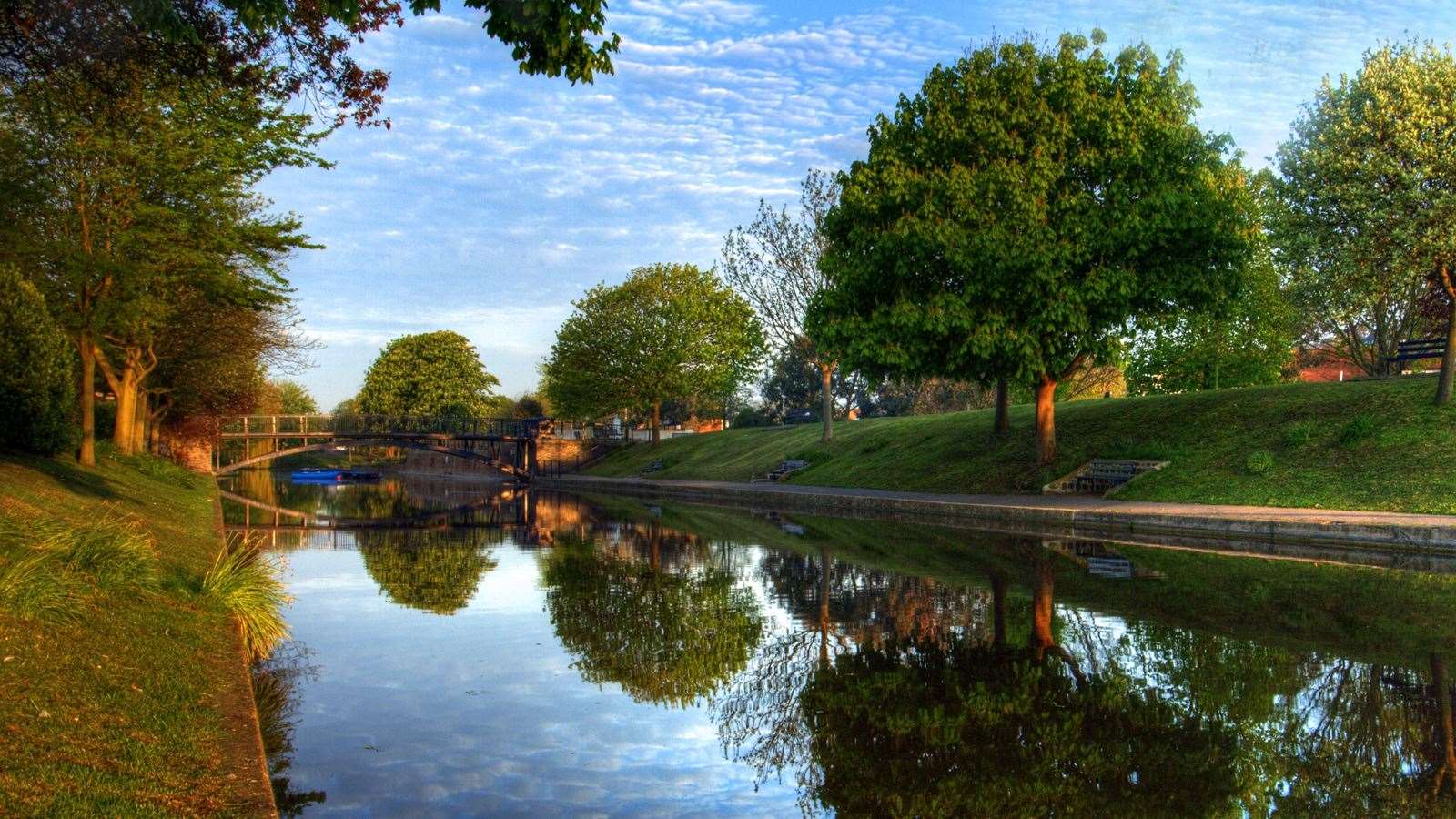 Take in great views of the Royal Military Canal on your family bike ride. Picture: Andy McGowan