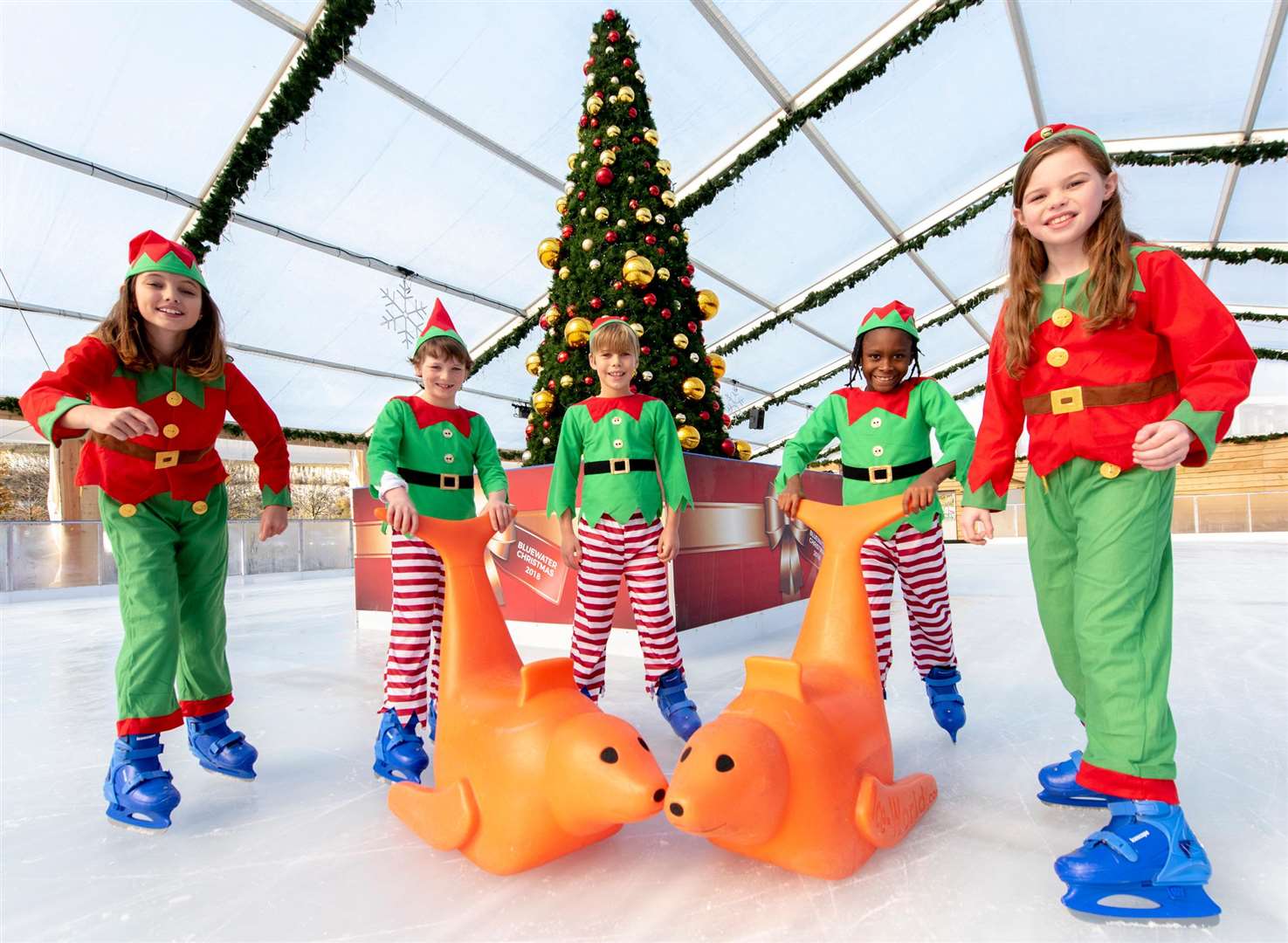 Take the kids to Bluewater's magical ice rink