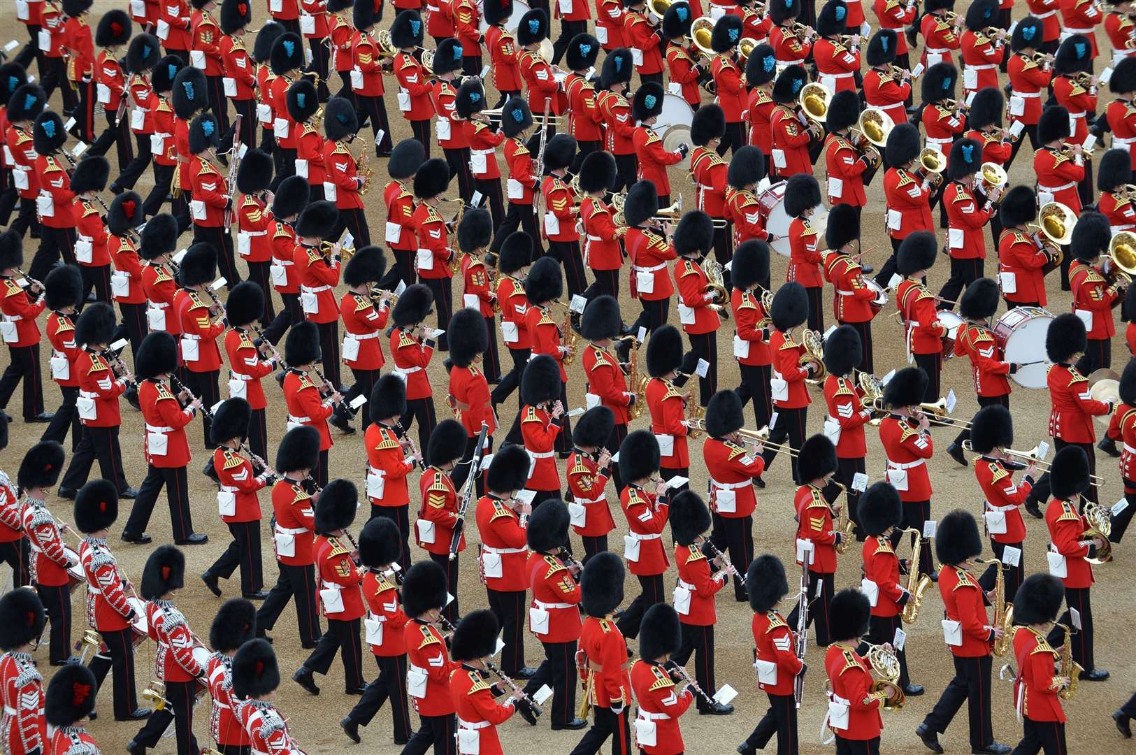 Thousands of soldiers will parade on June 2. Photo credit: Jonathan Lee van Zyl/MOD/Press Association Images.