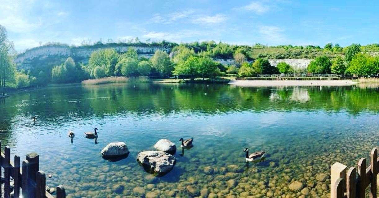 The lakes around Bluewater are surprisingly pretty. Picture: Dorota Herkt for Snapshot Kent