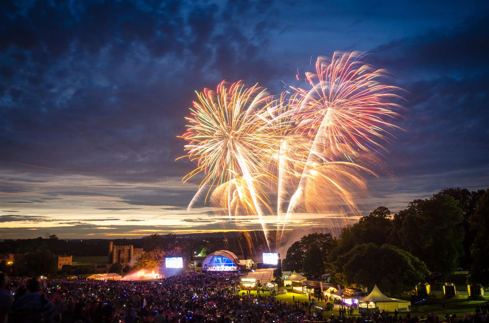 Enjoy the fireworks at Leeds Castle