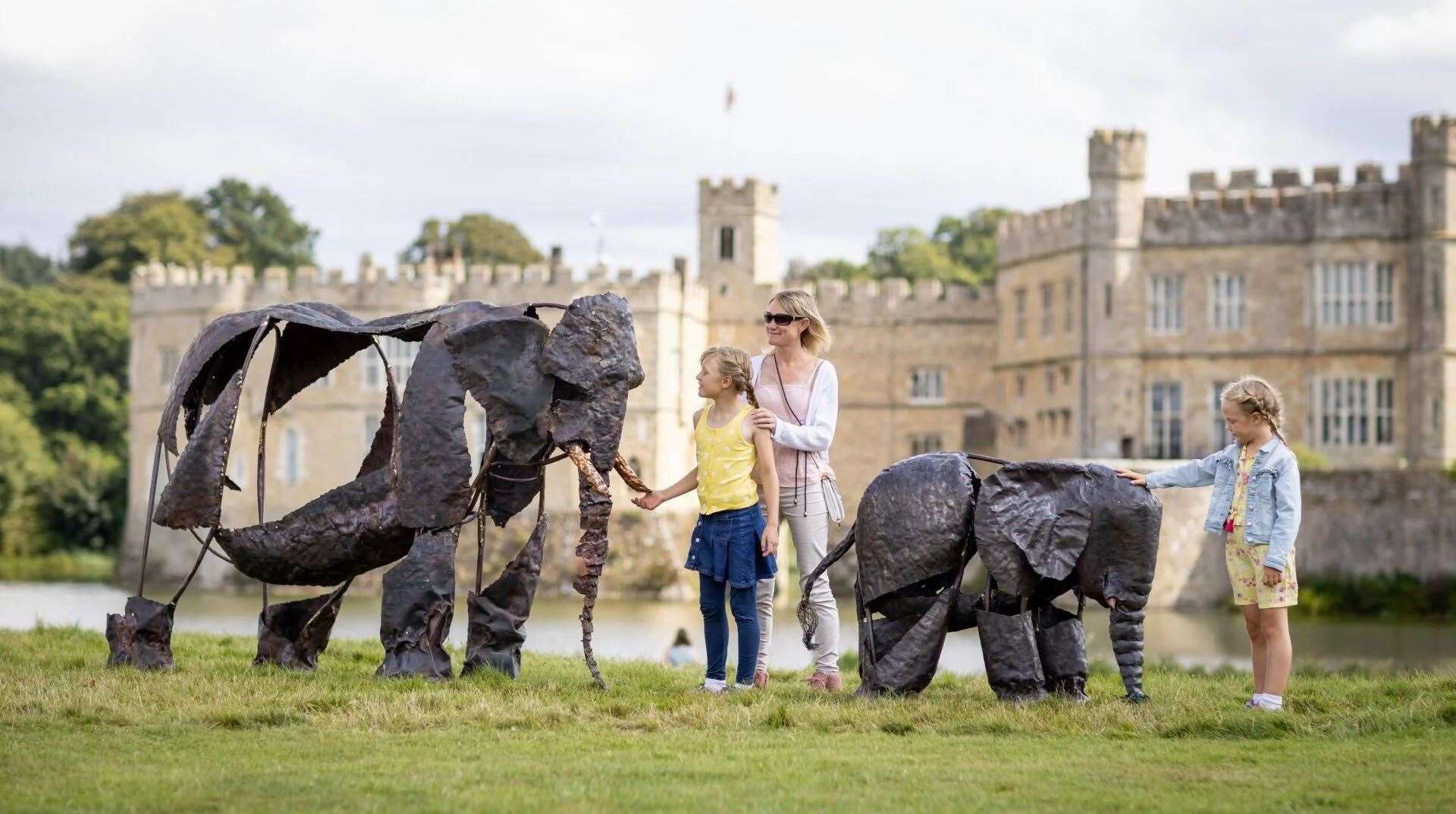 The Sculpture Safari trail will return to Leeds Castle for six weeks. Picture: Leeds Castle