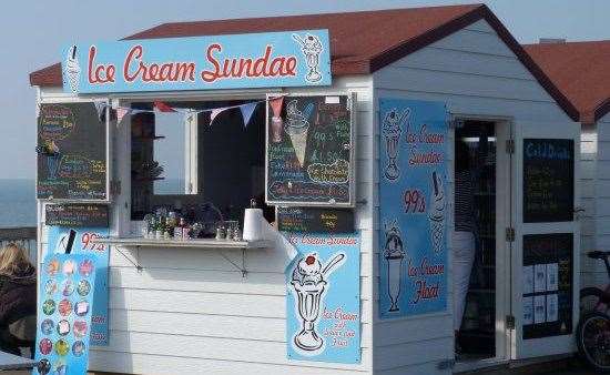 The Ice Cream Sundae spot has been a staple on Herne Bay Pier for years - and it’s got a great view of the beach, too. Picture: Tripadvisor