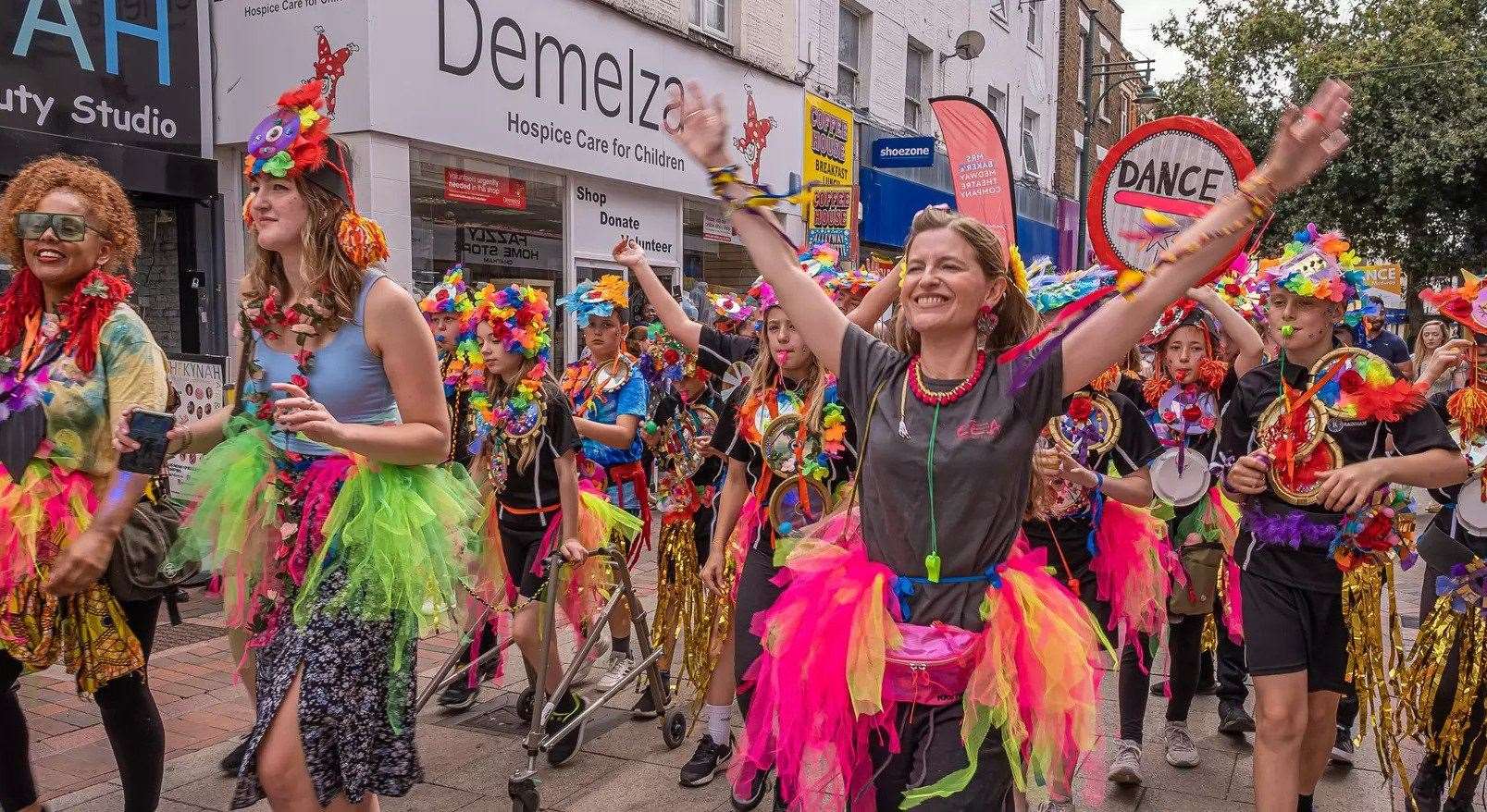 Carnival season returns for 2023, kicking off with Chatham carnival this July. Picture: Visit Kent