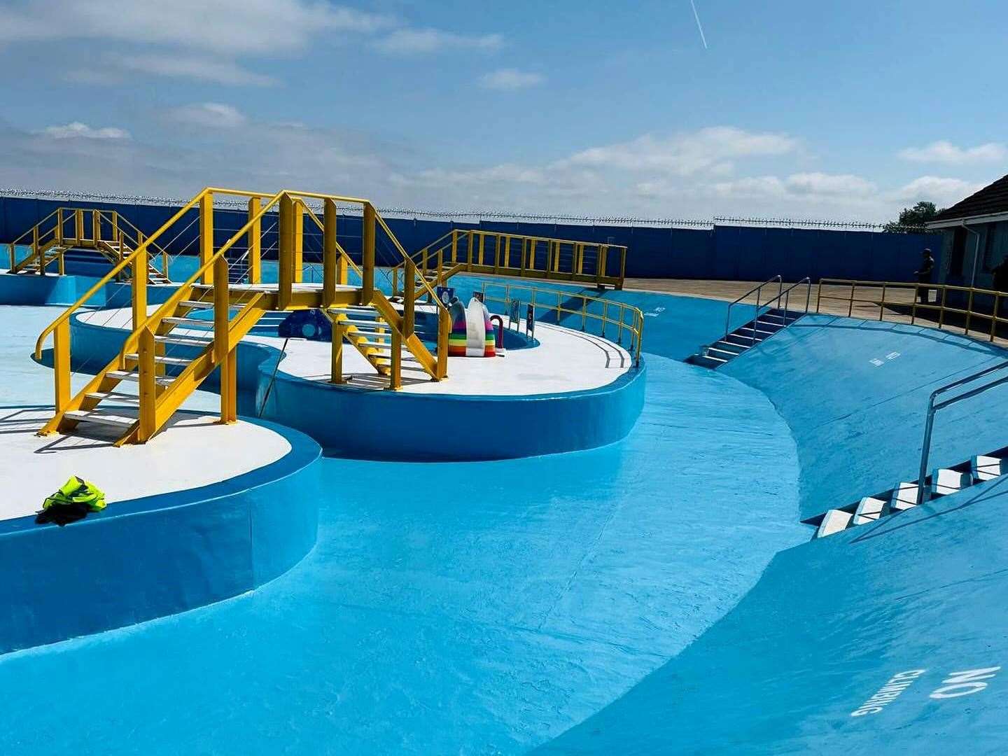 The new feature will open in time for The Strand Lido season on May 24. Picture: Medway Sport Facebook