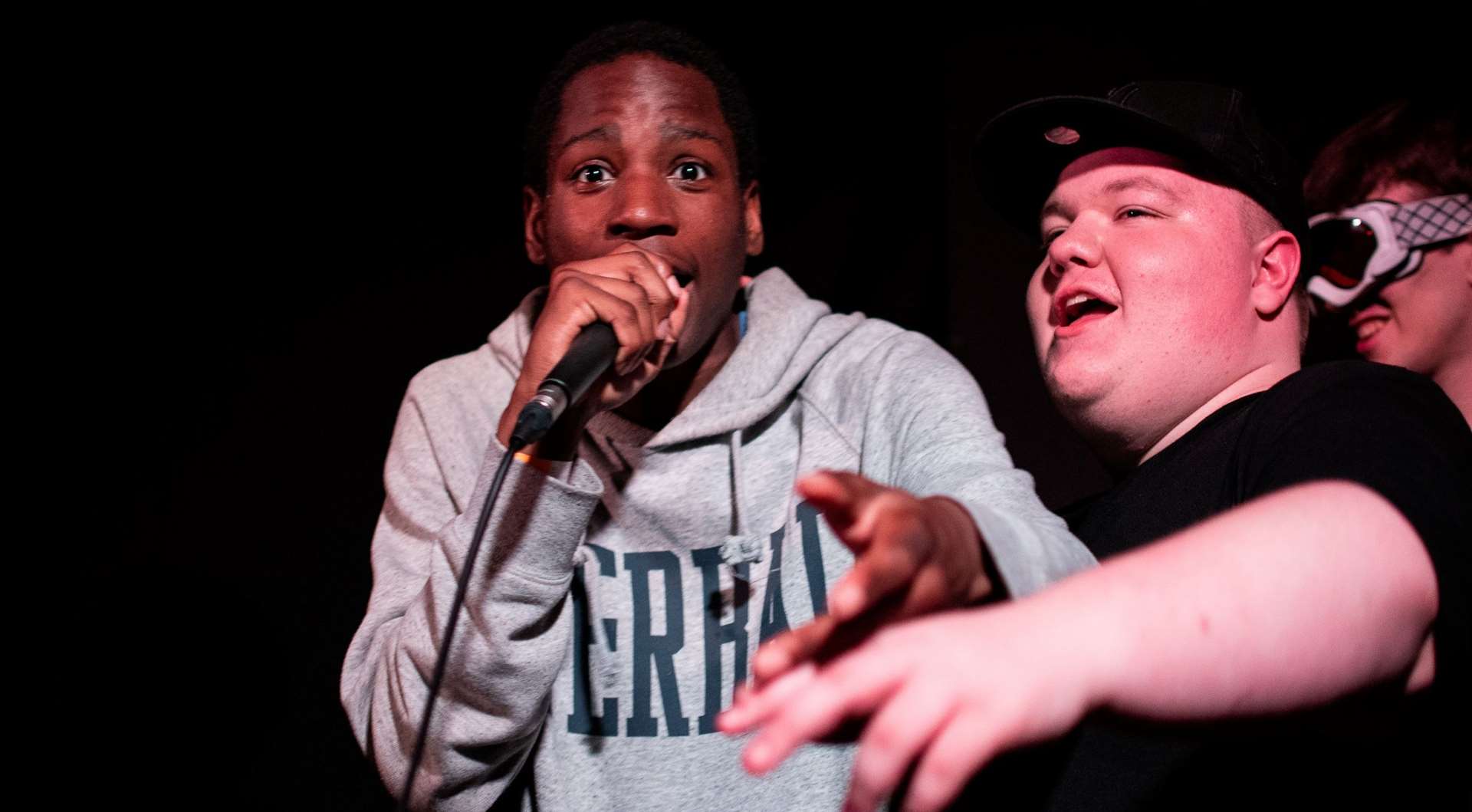 Vocalists during a Pie Factory Music session. Picture: Steve Kreeger