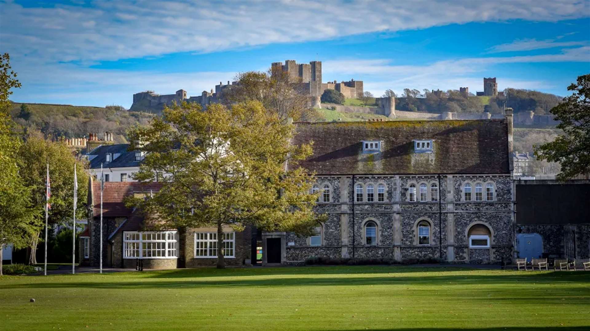 Dover College was built in 1130 and was originally the Ancient Priory of St Martin. Picture: Dover College/PA