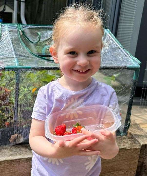 Three-year-old Bella choked at nursery in Gravesend. Picture: Angela Chapman