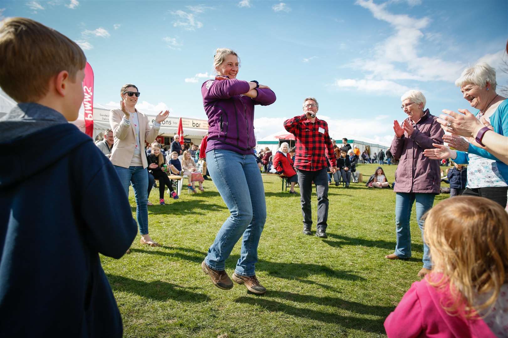 Folk group Crooked Style at the Weald of Kent Country Craft Show in 2016. Picture: Matthew Walker