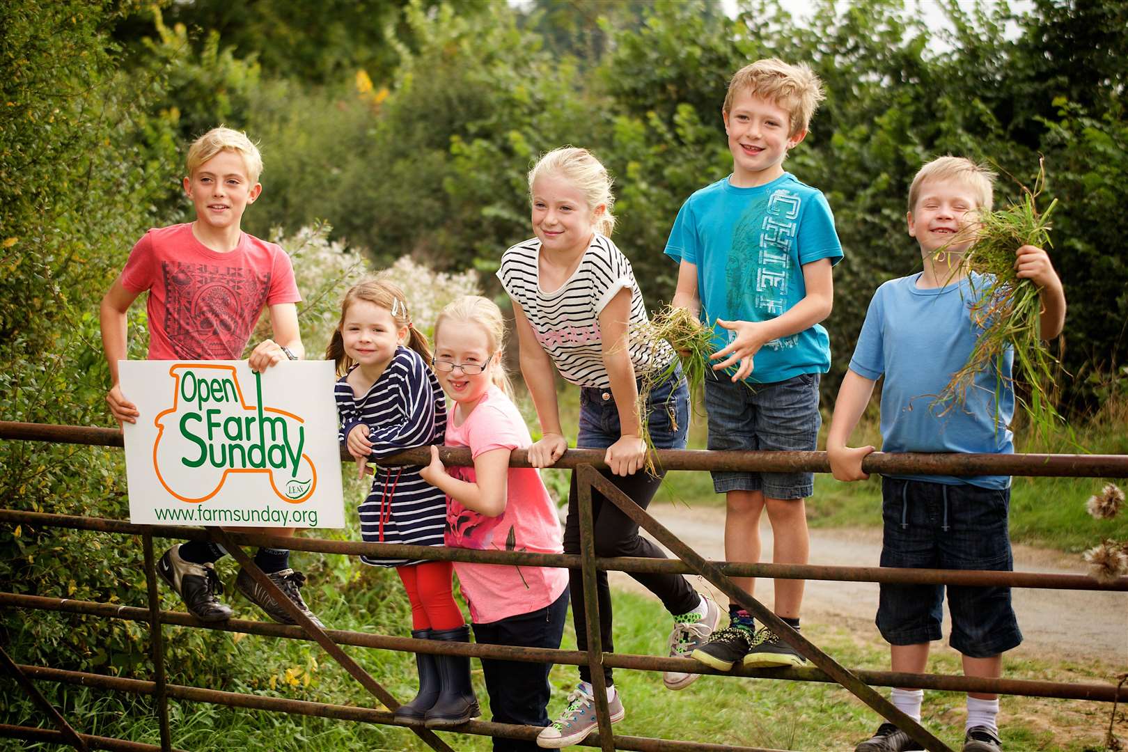 Families are being welcomed onto farms to learn more about the work they do