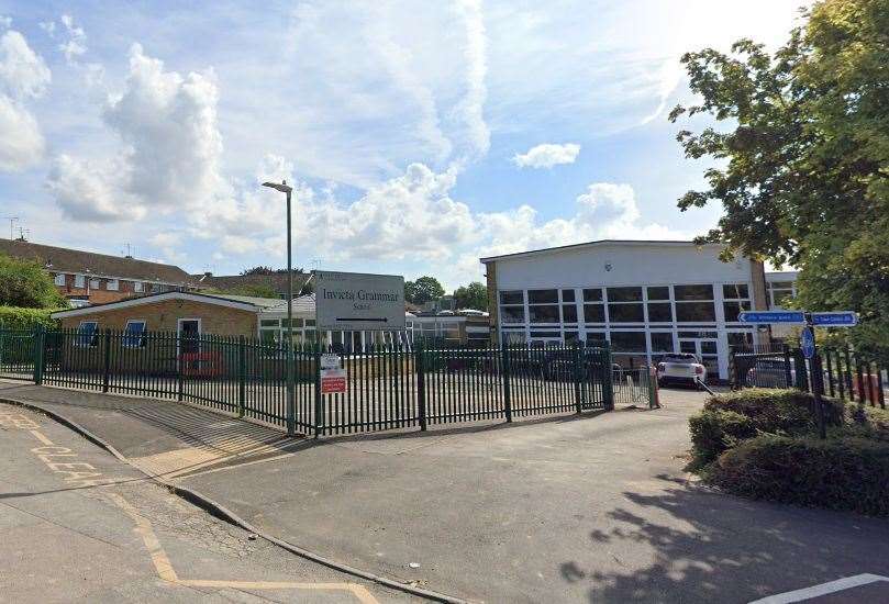 Invicta Grammar School in Huntsman Lane, Maidstone