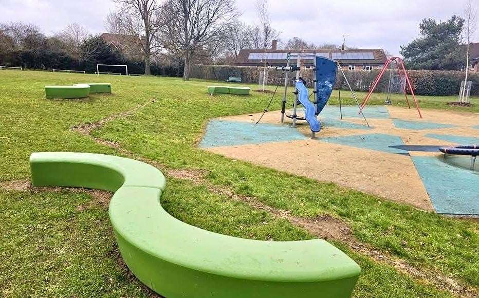 Before: how the park looked before its major overhaul. Picture: Ashford Borough Council