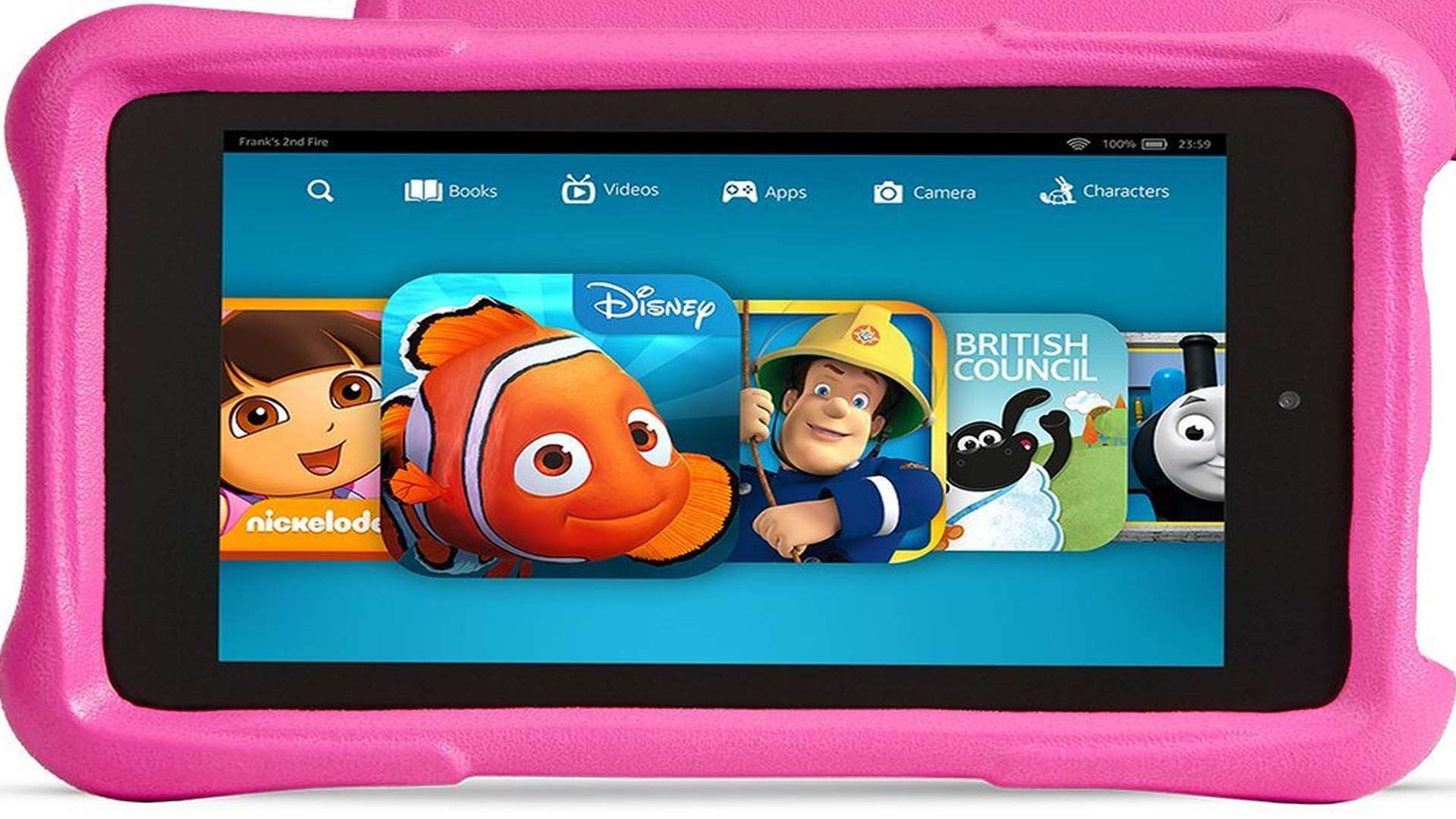 The Fire HD Kids Edition, available from amazon.co.uk