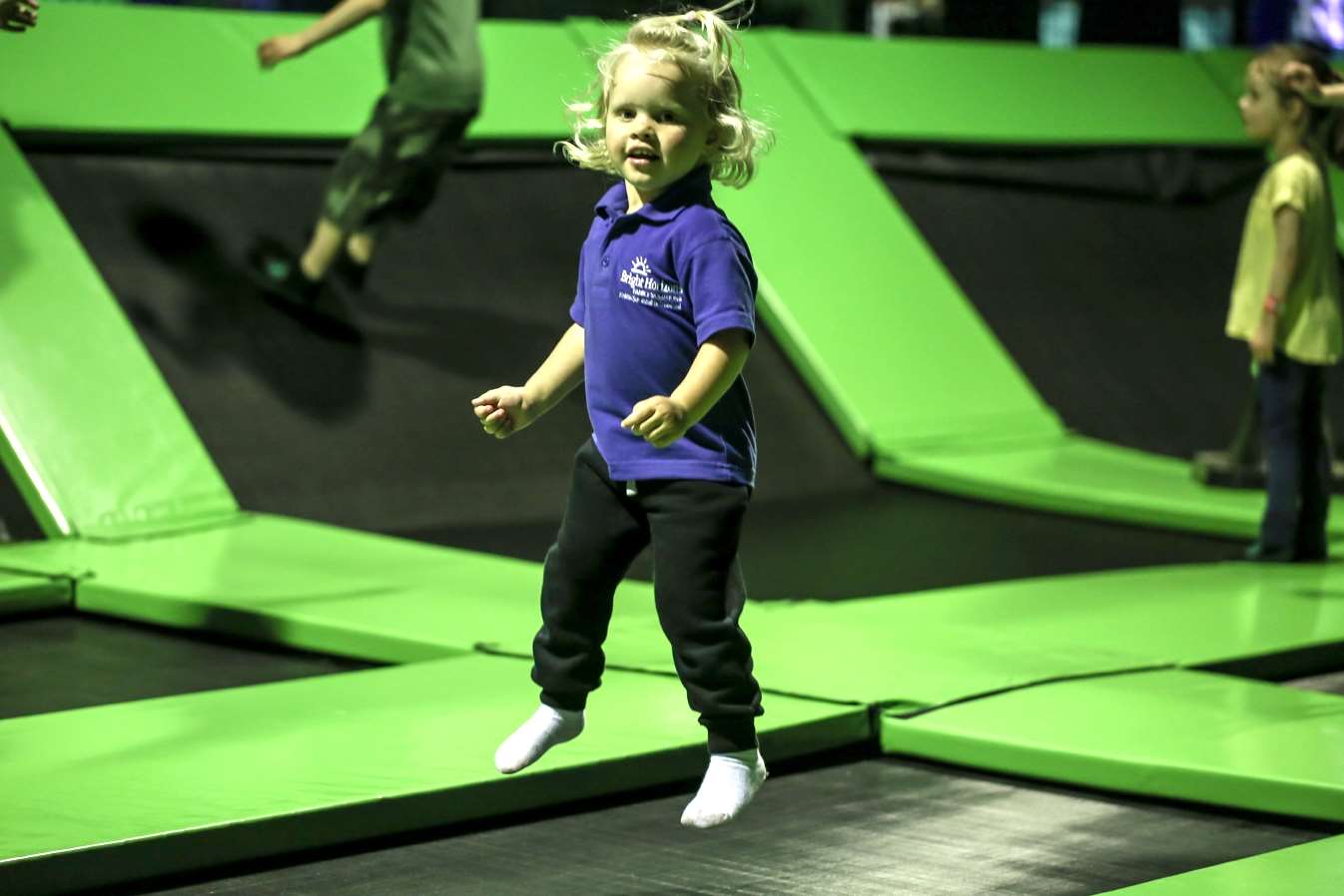 Anyone can go along and trampoline. Under 5's will need to be accompanied by an adult