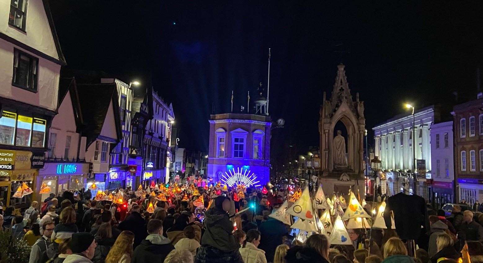 A scene from last year's Light Up Maidstone Festival