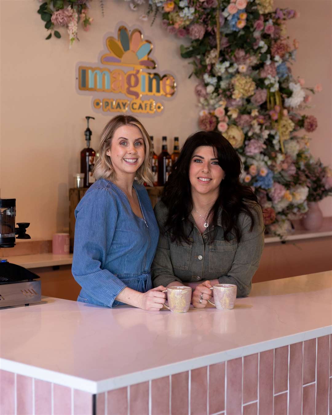 Business owners Steph Richard, 36, and Georgie Bleek, 35, in the new Imagine Play Café. Picture: @rddigital_uk