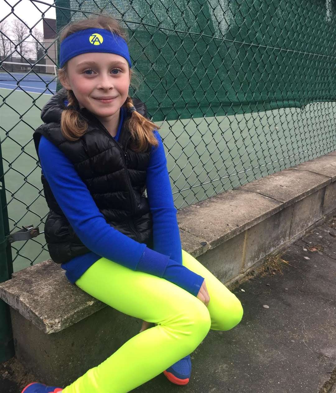 Young tennis star Sadie Bristow from Chartham who tragically died in 2018 after suffering anaphylactic shock