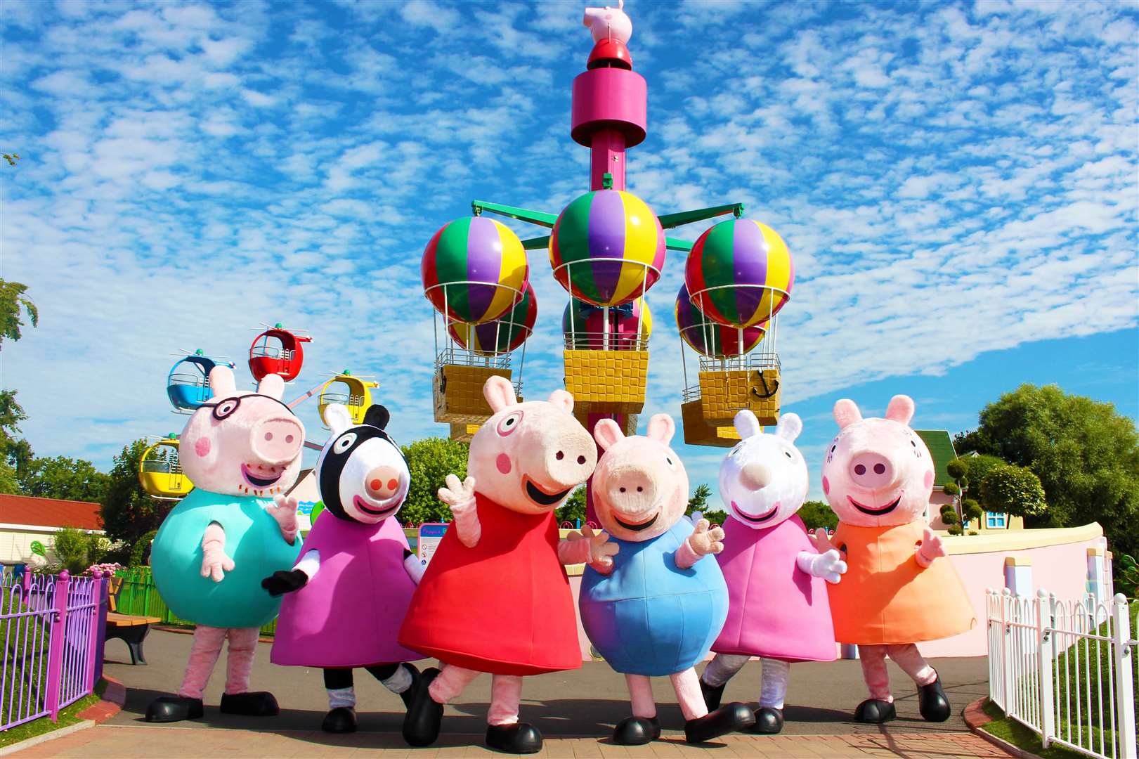 Paultons Park is home to the world’s first, and largest, Peppa Pig-themed land