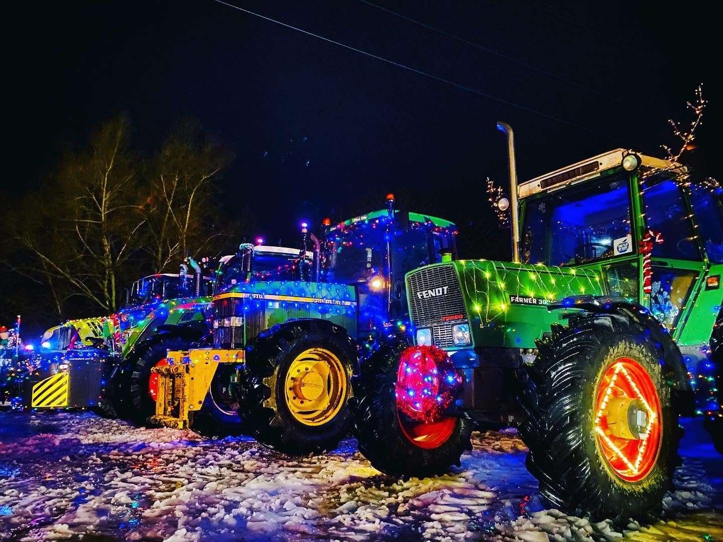 Dozens of farmers will take to the streets to show off their festive vehicles. Picture: Weald of Kent Young Farmers