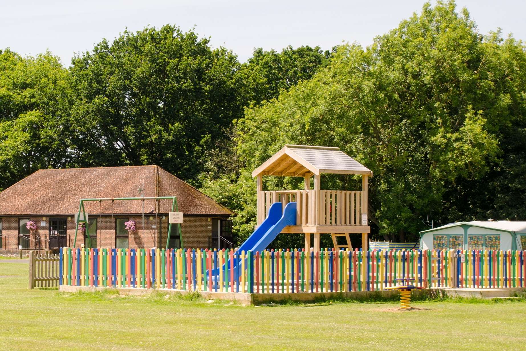 Play areas are great for kids to interact and make new friends