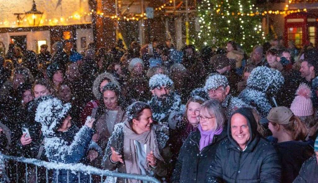 West Malling’s Christmas Festival includes stalls, fairground rides, food vendors and a Santa’s grotto. Picture: Supplied by Pennington PR