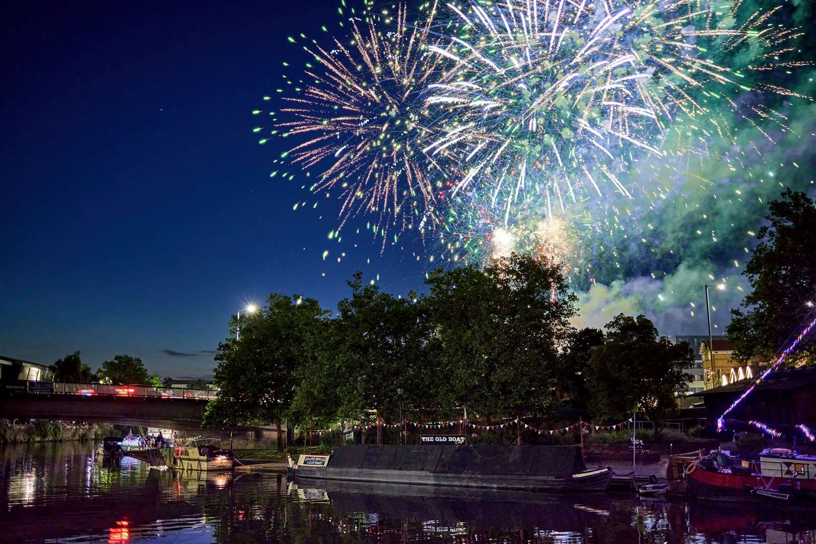 This image of last year's festival fireworks won Terry Wong a prize for Best Photo