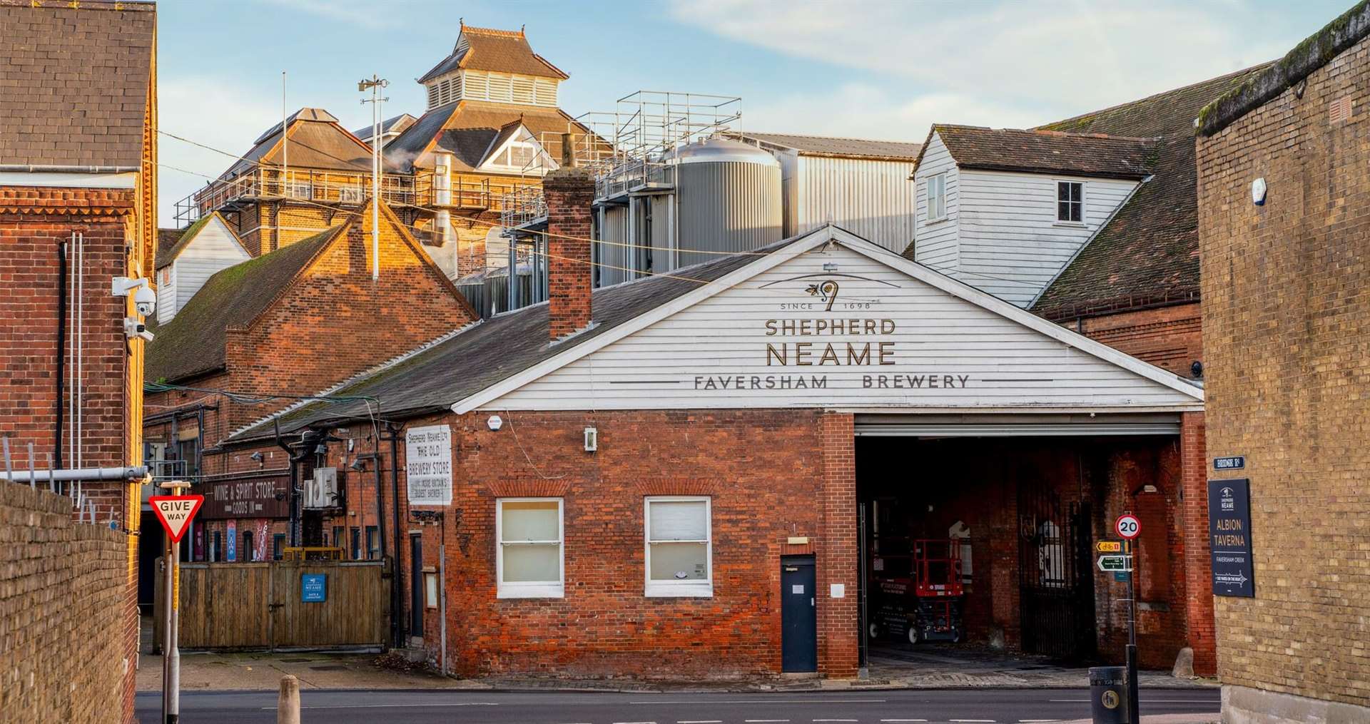 There will also be tours and tasting sessions at Kent’s vineyards and breweries, including Britain’s oldest brewer, Shepherd Neame, based in Faversham. Picture: Shepherd Neame