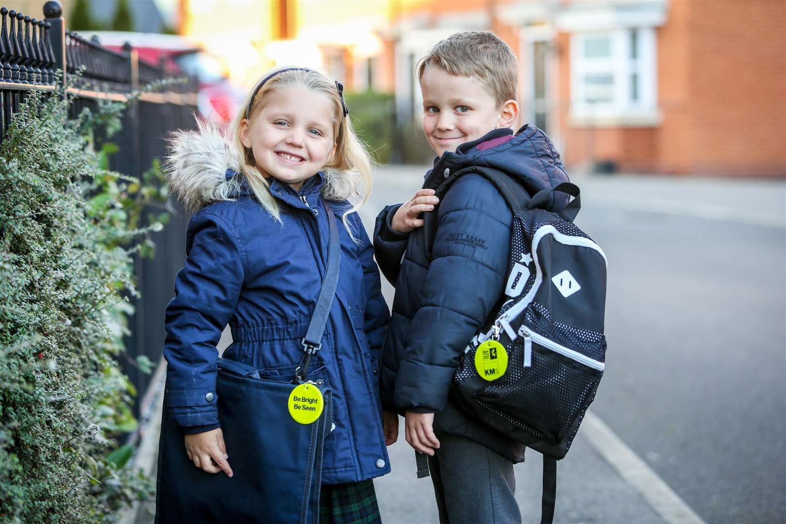 Help children Be Bright Be Seen with our free keyrings