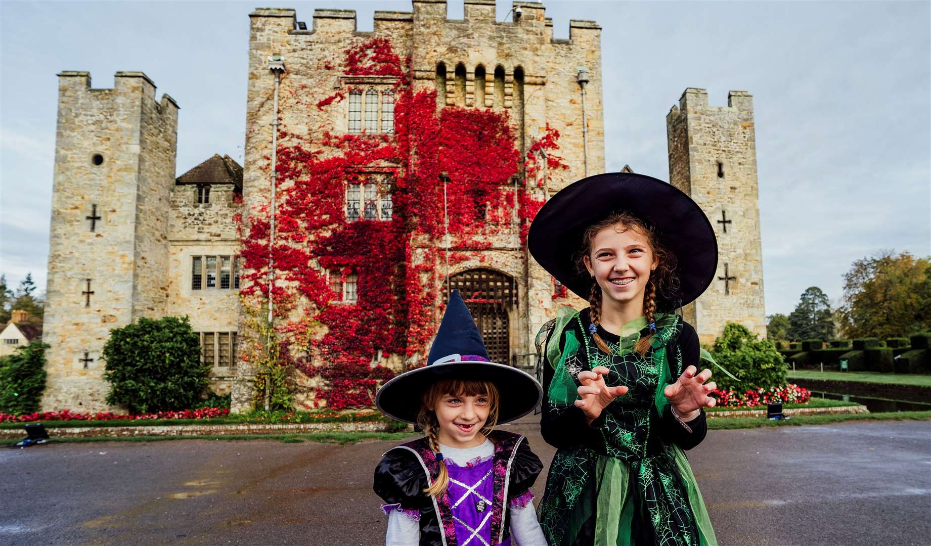 Meet monsters and magical witches in Hever Castle’s pumpkin patch. Picture: Kate York / Hever Castle and Gardens