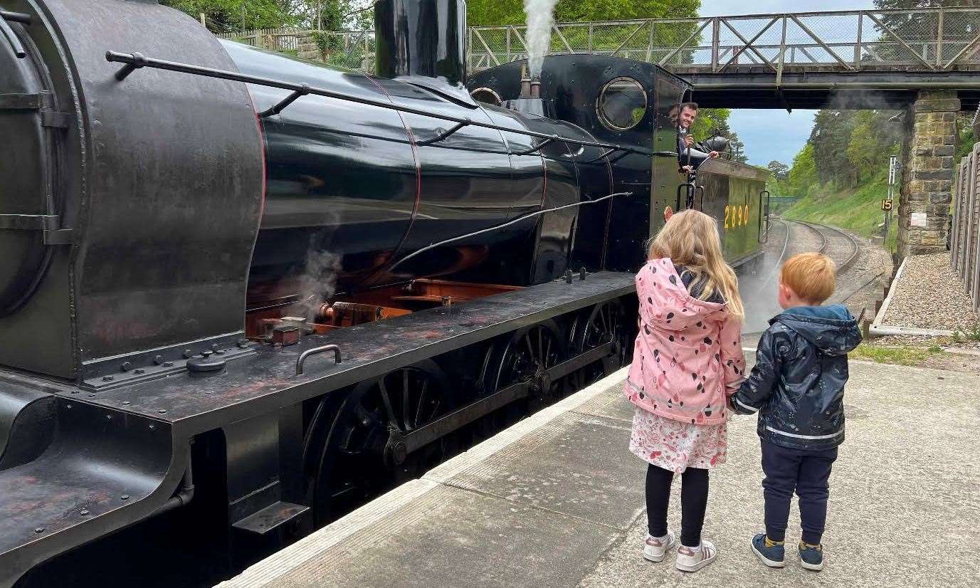 Bluey will be visiting Tunbridge Wells West station during the school holidays. Picture: Spa Valley Railway