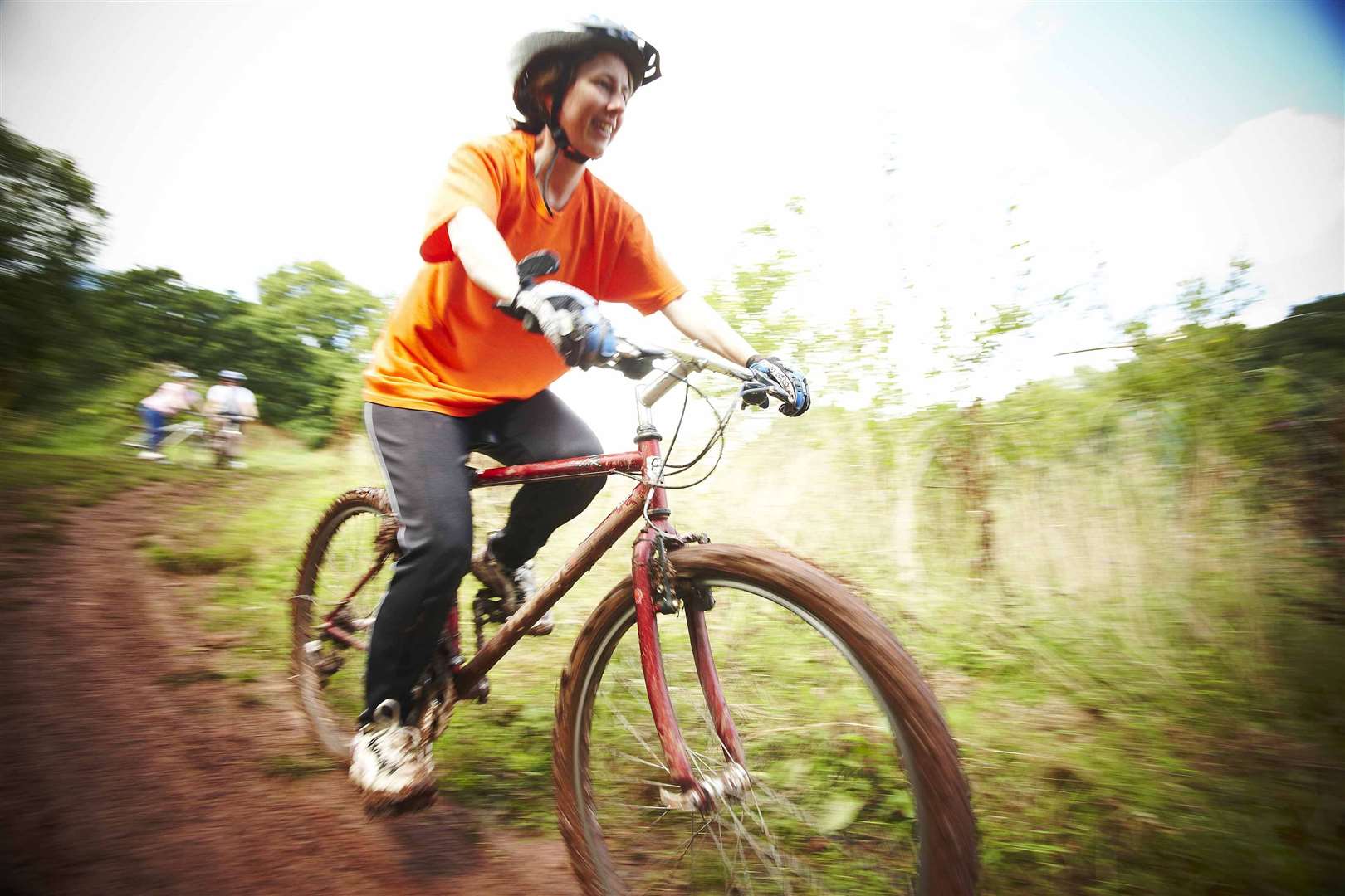 Mountain biking at PGL in Liddington