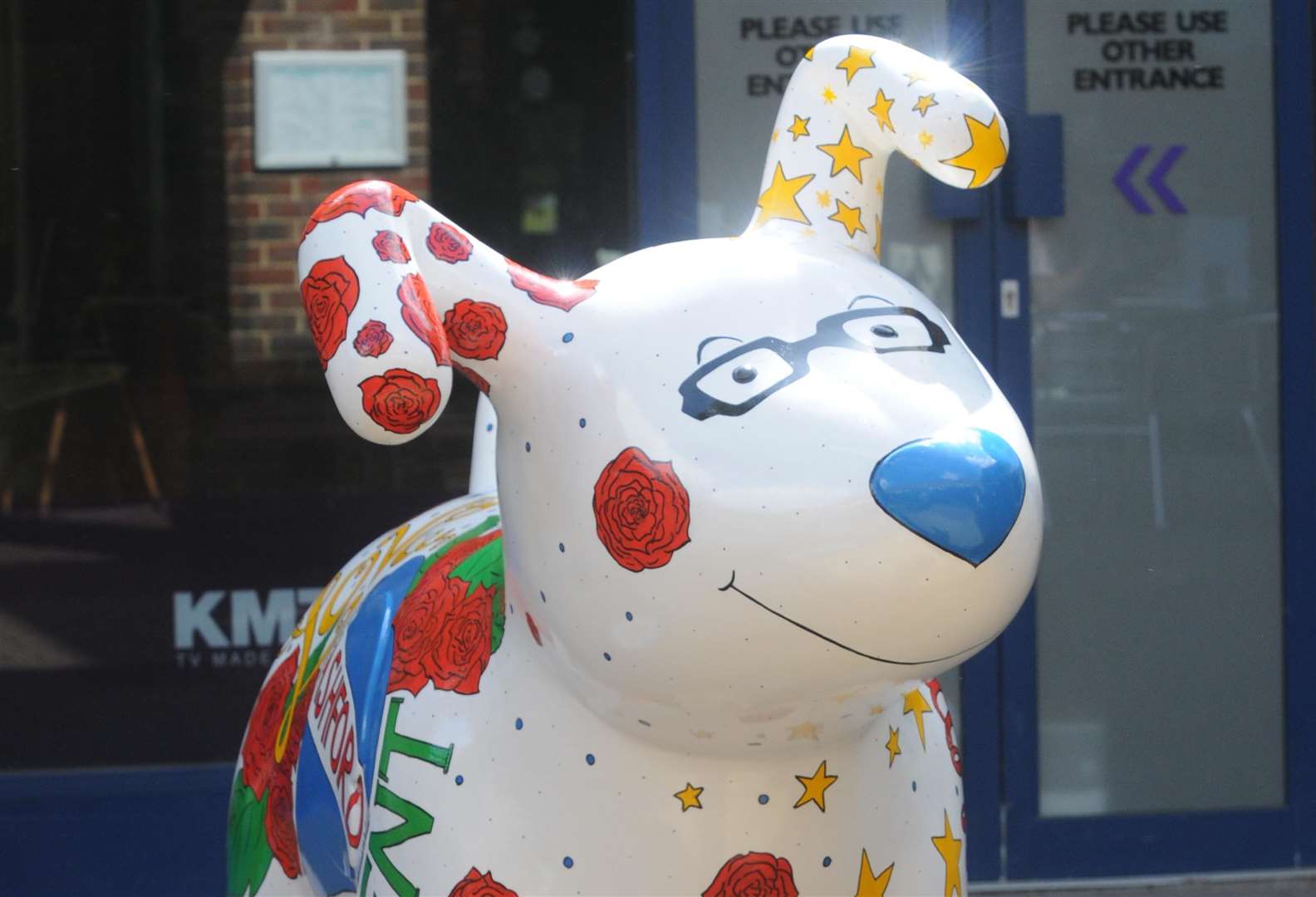 The Kentish Express snowdog, Bark Kent. Picture: Wayne McCabe