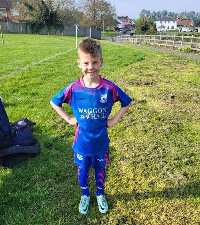 Harley in his Upchurch Colts strip which he may not be able to turn out for next season