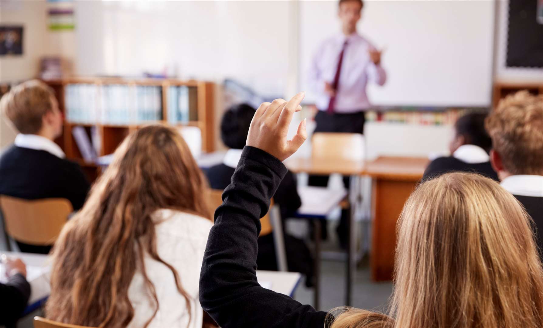 Classroom stock image