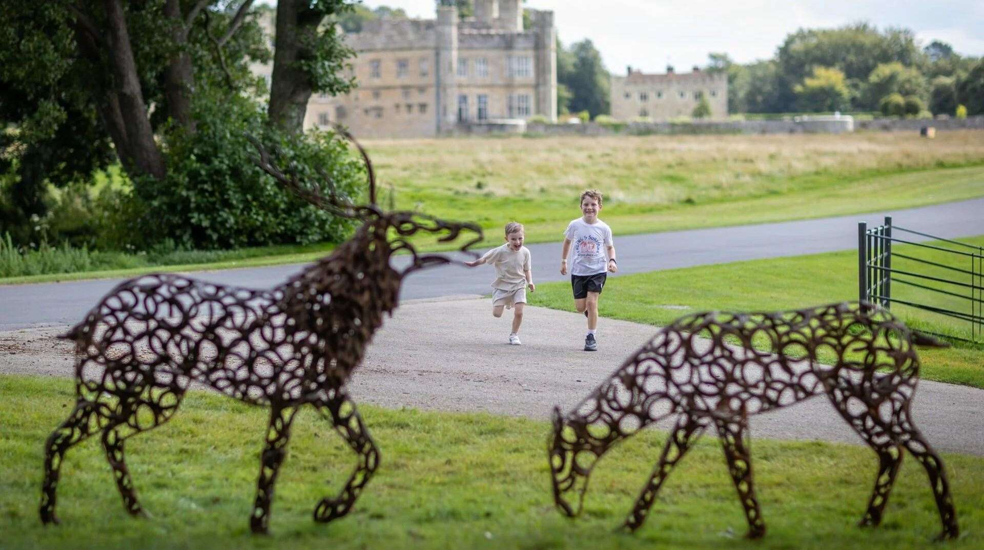 The trail features more than 20 animal-themed sculptures. Picture: Leeds Castle