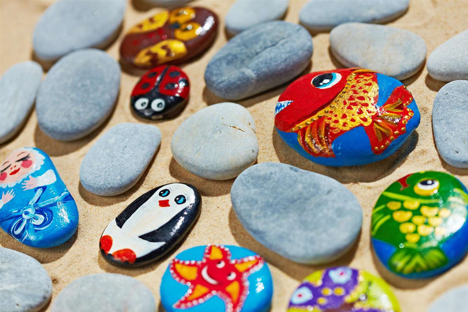 Pebble painting