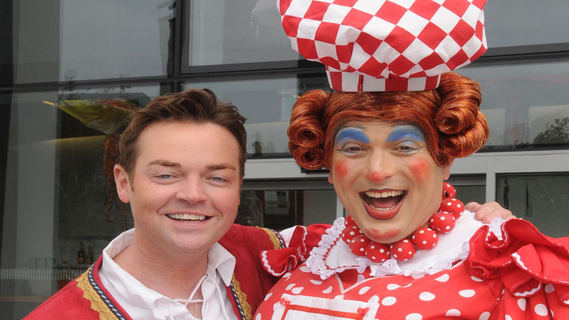 Stars of the Marlowe Theatre's panto this year, Stephen Mulhern and Ben Roddy