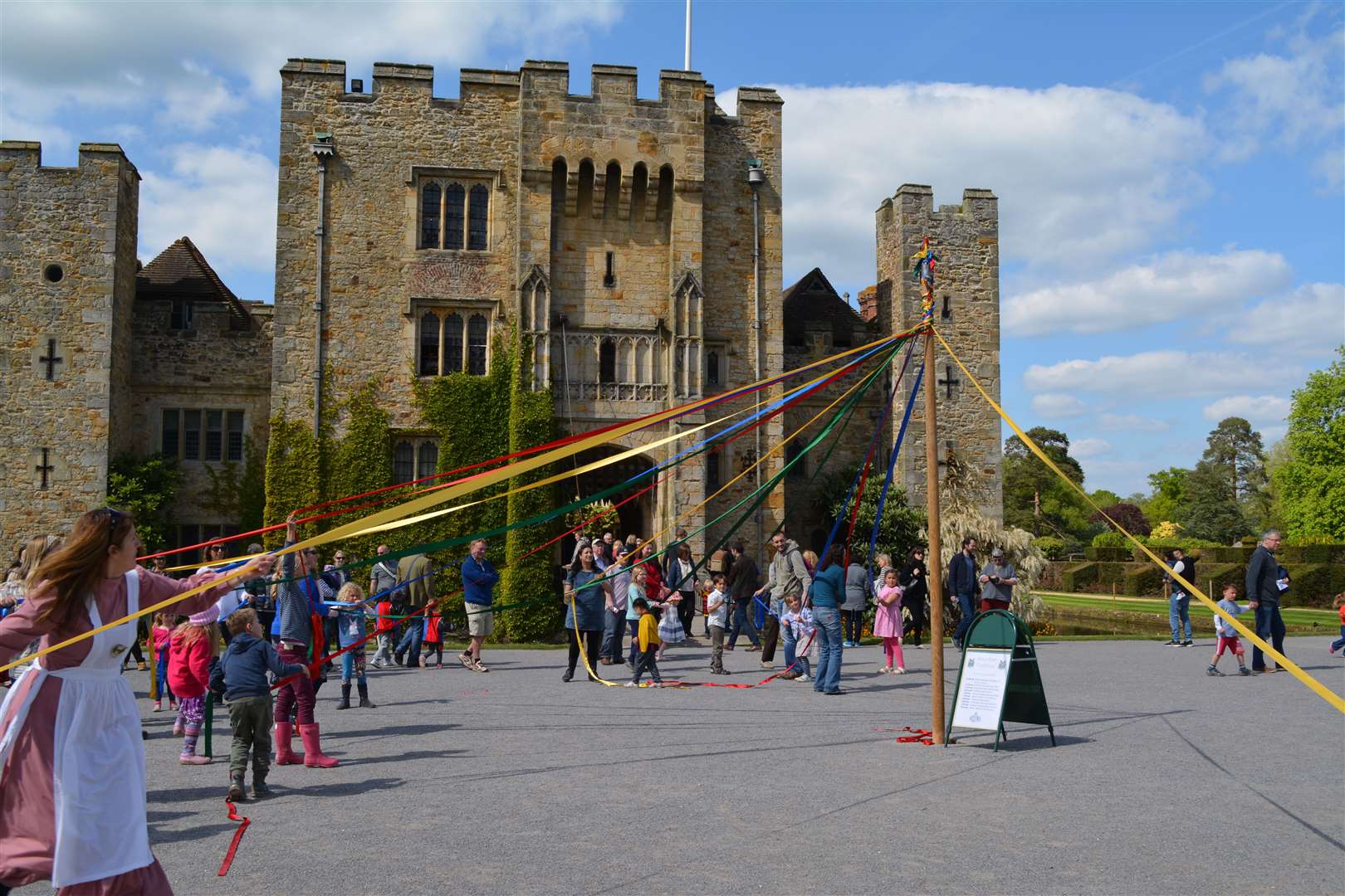 May Day celebrations at Hever Caslte