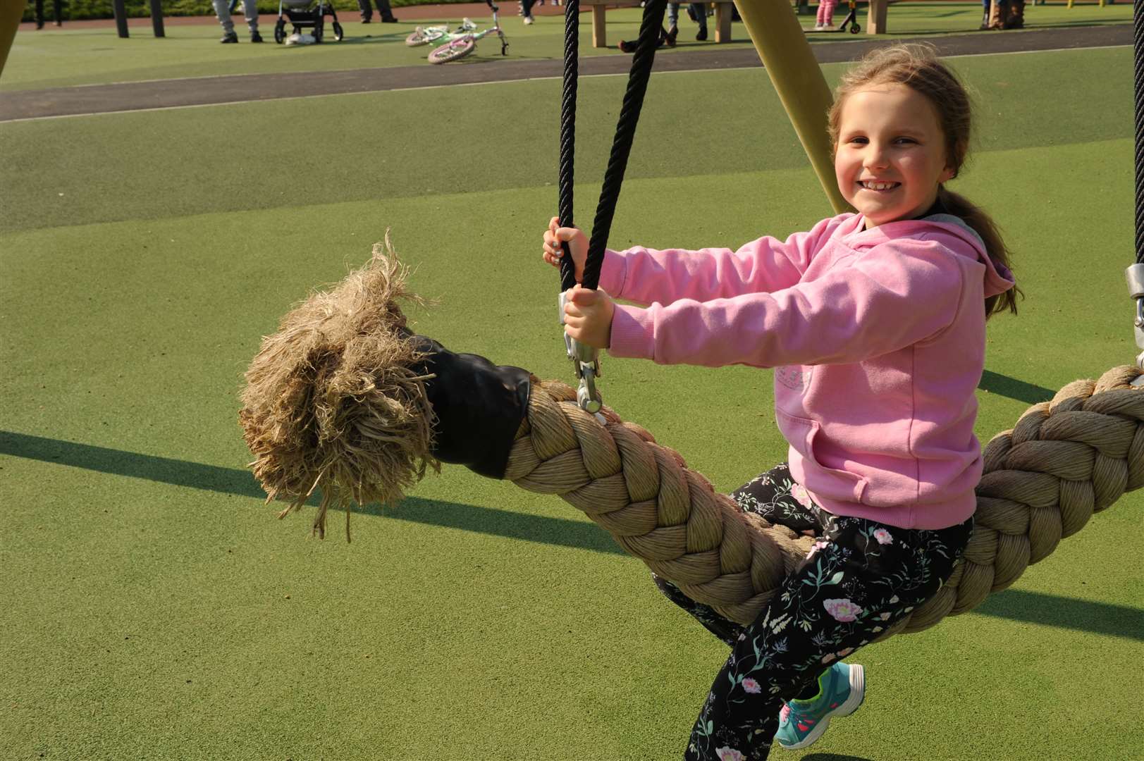 The play area at Mote Park has reopened