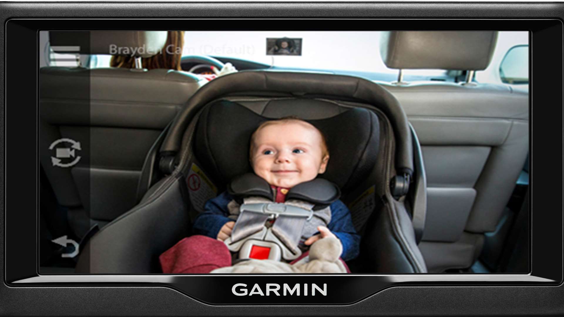 The Garmin babyCam, available from garmin.com