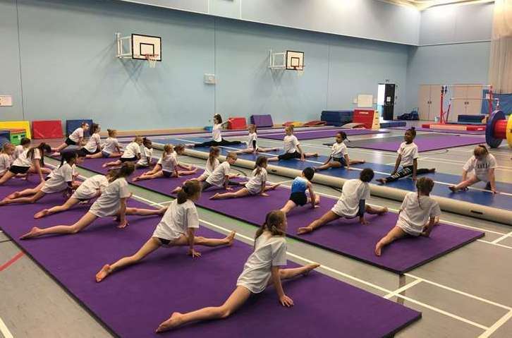 DLJ Gymnastics Club has been based at Strood Academy for more than 10 years. Picture: DLJ Gymnastics Club