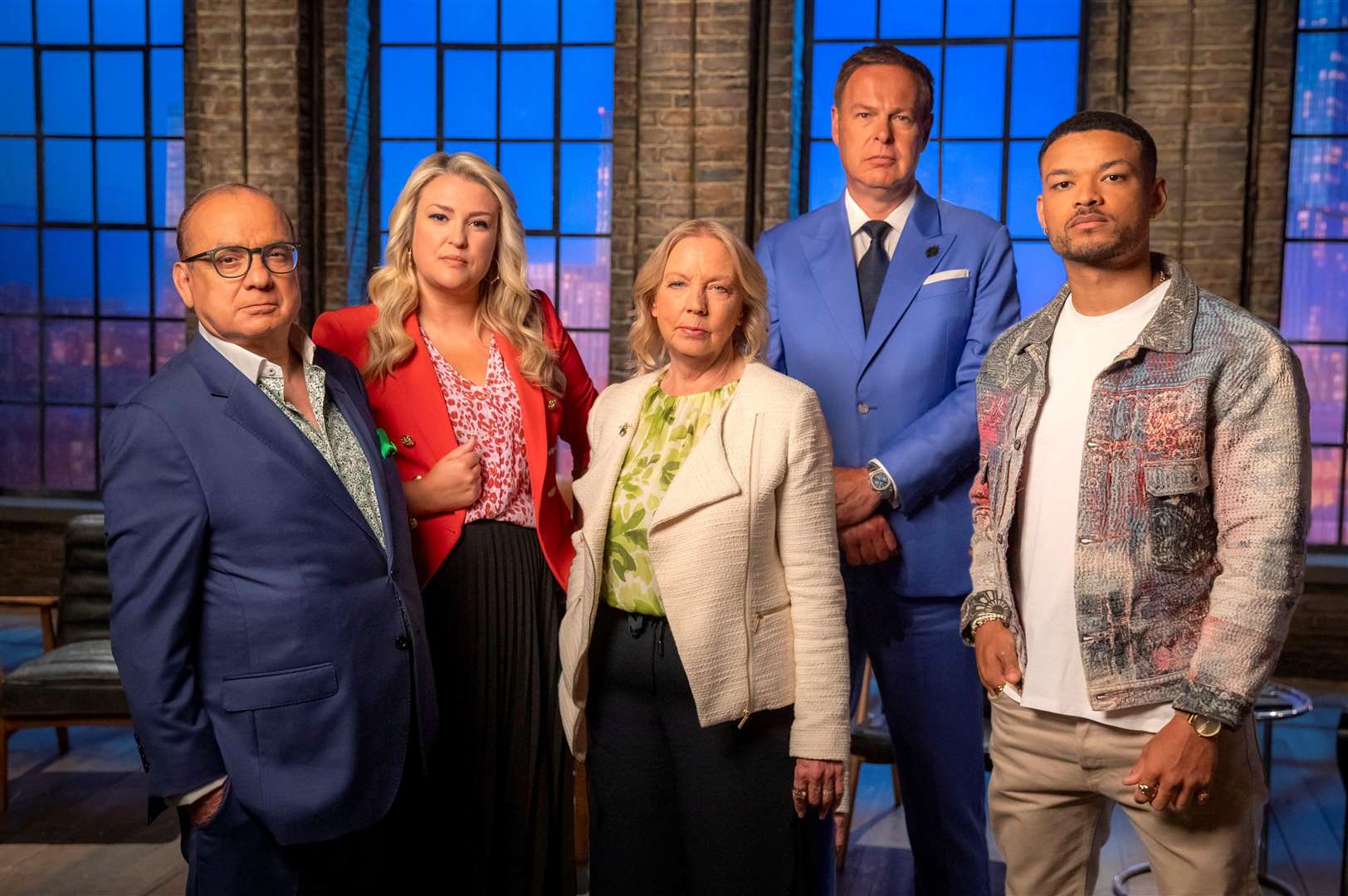 Dragons Touker Suleyman, Sara Davies, Deborah Meaden, Peter Jones and Steven Bartlett. Picture: BBC Studios/Simon Pantling