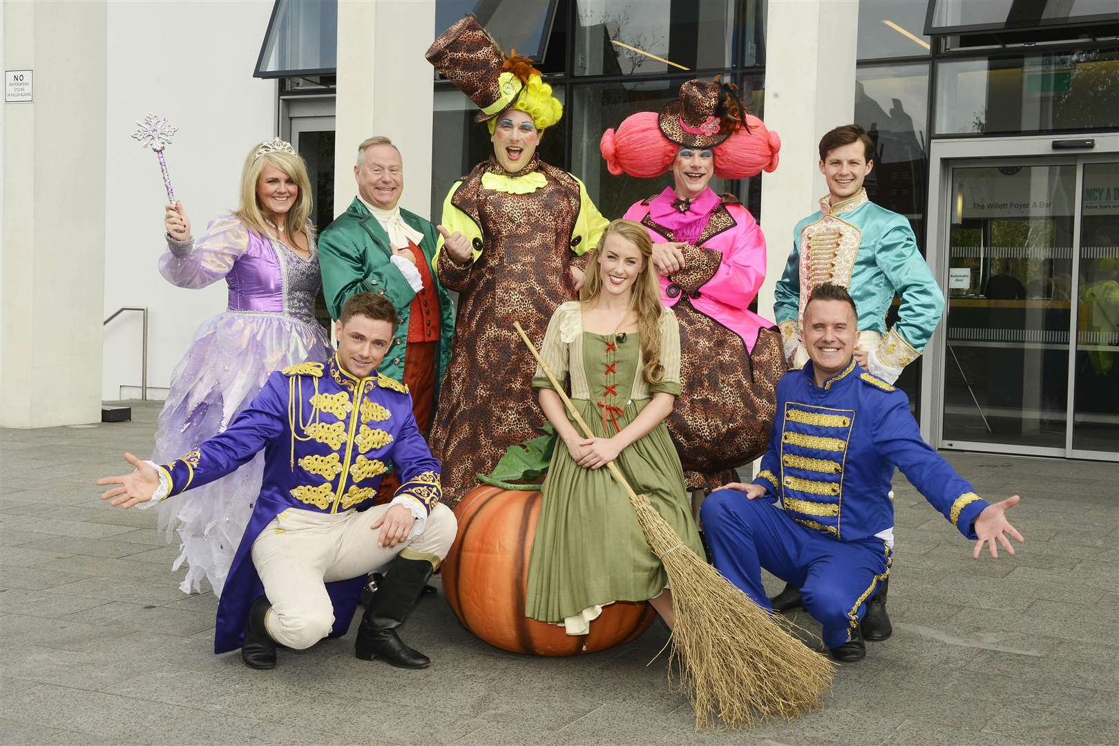 The cast of Cinderella