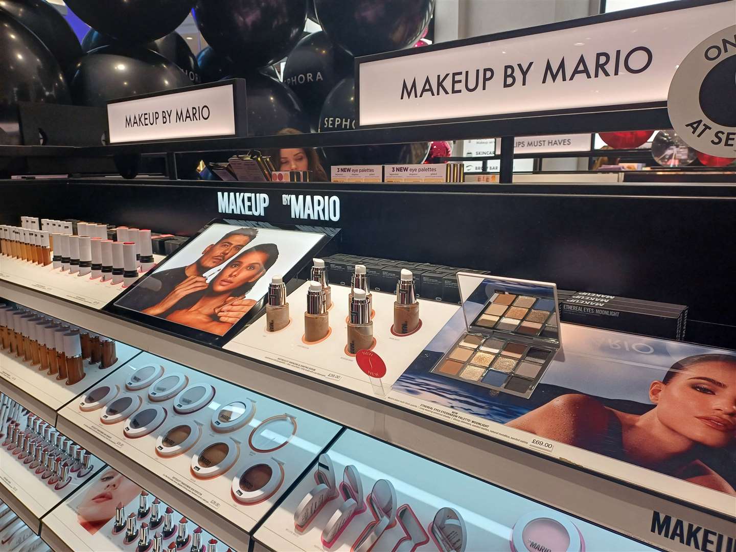 Dozens of international brands are available to try, including the US-hit Makeup by Mario